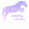 Pastel Equine Jumping