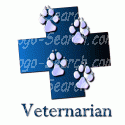 Veternarian and Paw Prints
