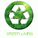 Green Living Recycle Symbol