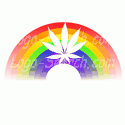Rainbow with Cannabis