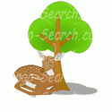 Bambi Under a Tree
