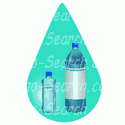 Water Bottles in Droplet