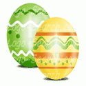 Patterned Easter Eggs
