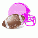 Football and Helmet