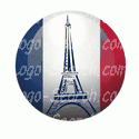 French Flag with Eiffel Tower