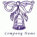 Purple Bell With Ribbon