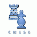 Blue Chess Pieces