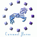 Carousel Horse in Circle