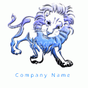 Blue Leo Lion