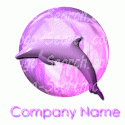 Purple Dolphin Jumping