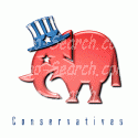 GOP Elephant with Hat