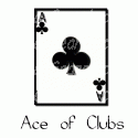 Ace Clubs Card