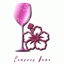 Wine Glass and Flower