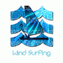 Windsurfer on Waves
