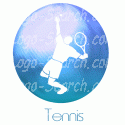 Tennis Player with Raquet