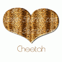 Cheetah Heart Print