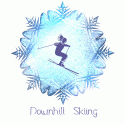 Skiing Snowflake