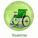 Green Wheelchair