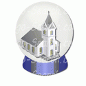 Church Snow Globe