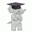 Elephant with a Graduation Cap