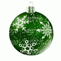 Green Winter Ornament