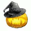 Pumpkin in Witch Hat
