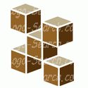 Brown Cube